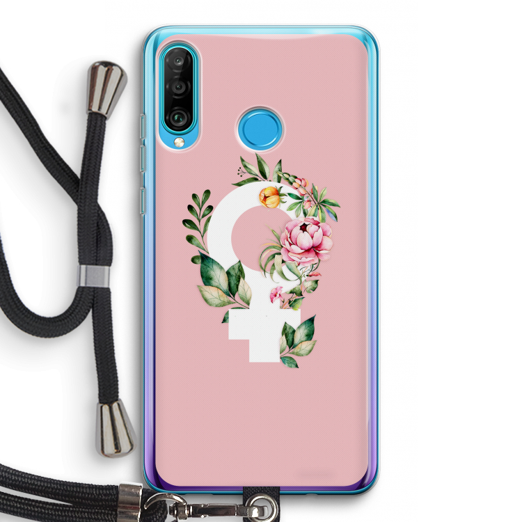 Venus: Huawei P30 Lite Transparant Hoesje met koord