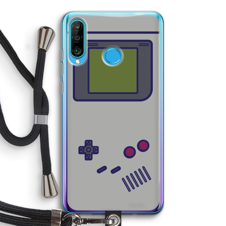 Game On: Huawei P30 Lite Transparant Hoesje met koord