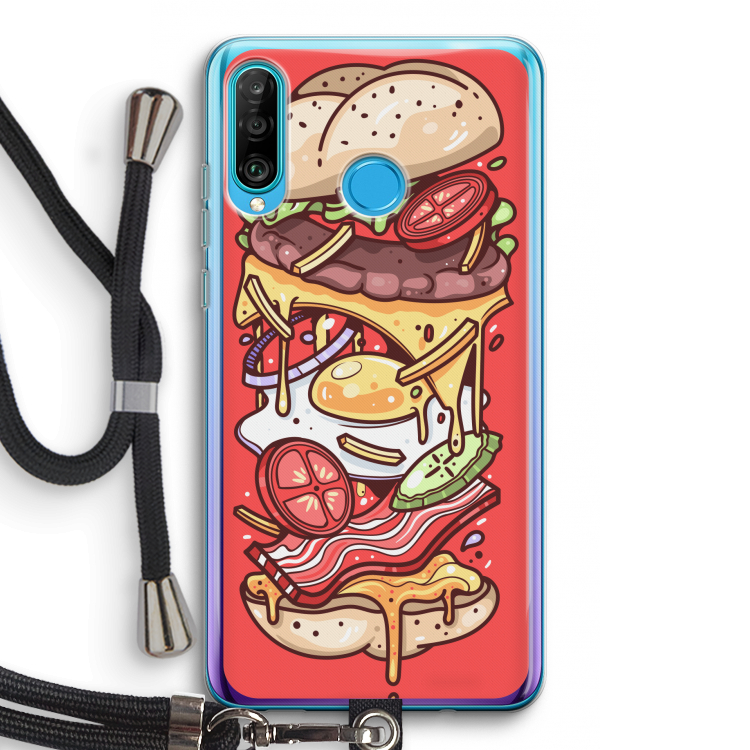 Diet Coke Please: Huawei P30 Lite Transparant Hoesje met koord