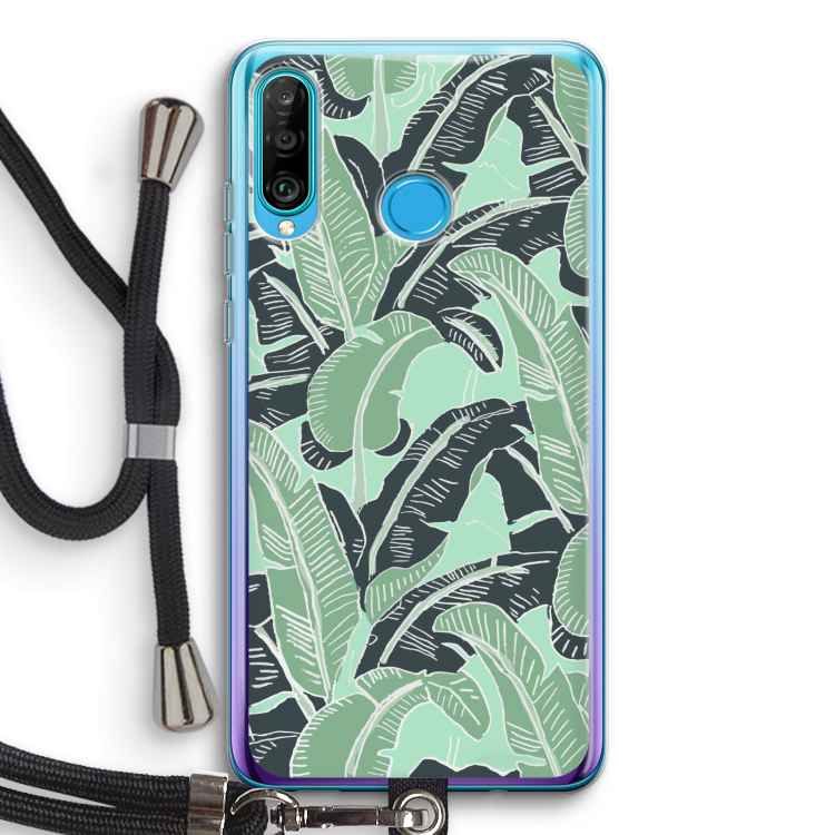 This Sh*t Is Bananas: Huawei P30 Lite Transparant Hoesje met koord