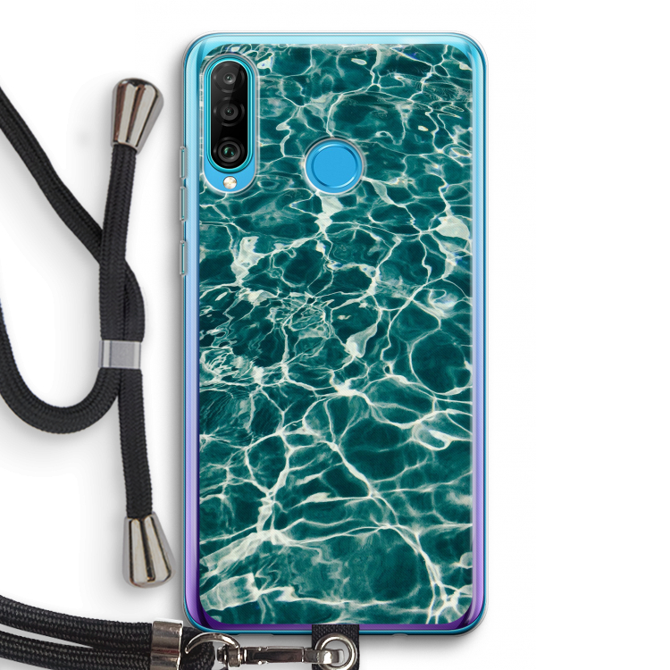 Weerkaatsing water: Huawei P30 Lite Transparant Hoesje met koord