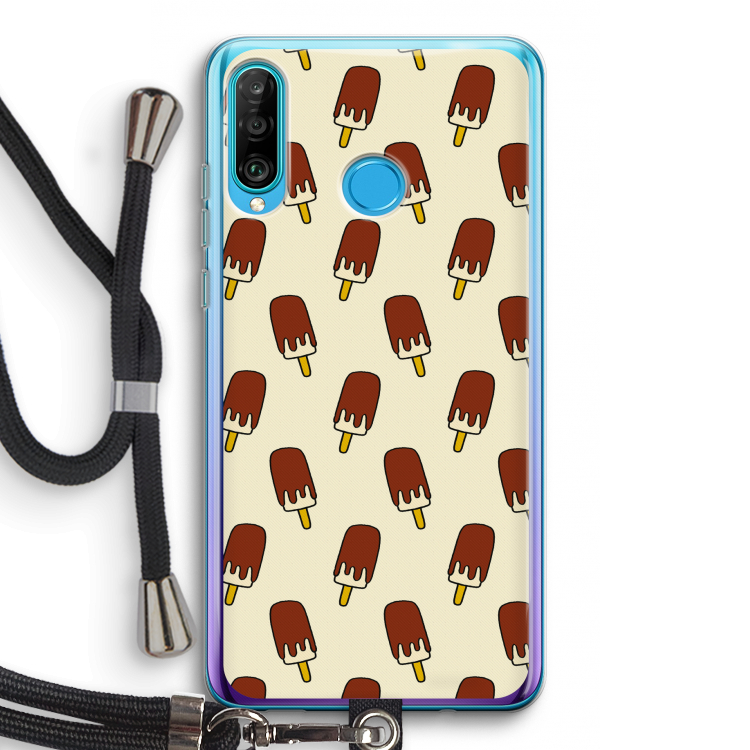 Yummy: Huawei P30 Lite Transparant Hoesje met koord