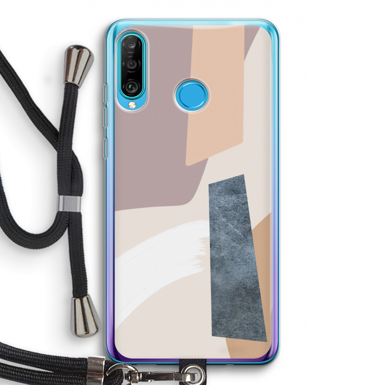 Luca: Huawei P30 Lite Transparant Hoesje met koord