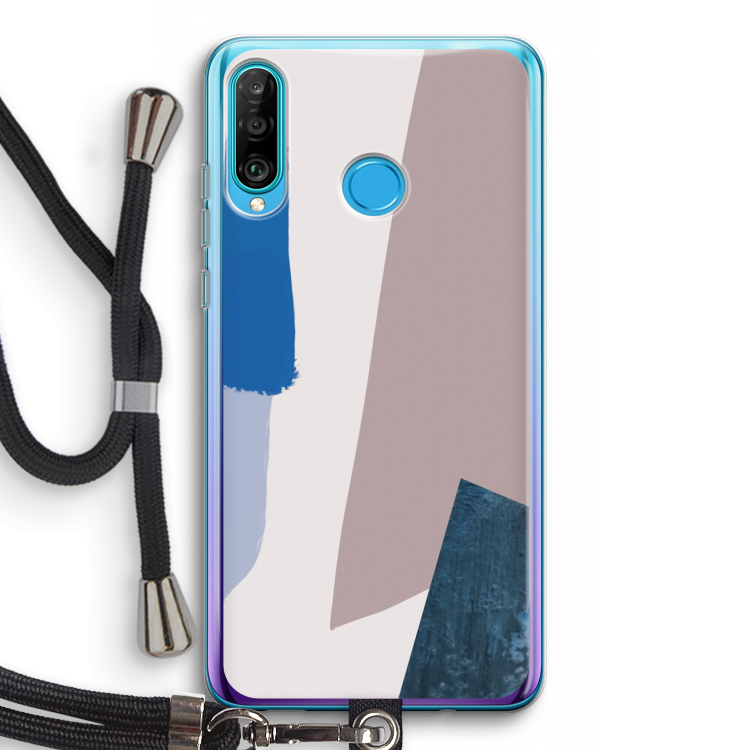Lapis: Huawei P30 Lite Transparant Hoesje met koord