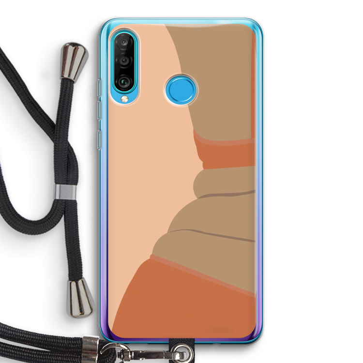 Bikini: Huawei P30 Lite Transparant Hoesje met koord