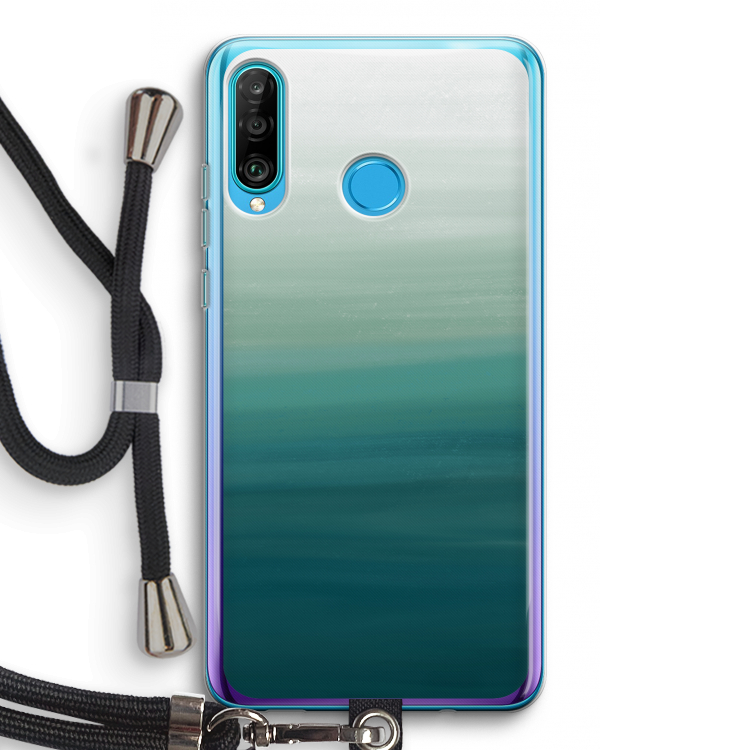 Ocean: Huawei P30 Lite Transparant Hoesje met koord