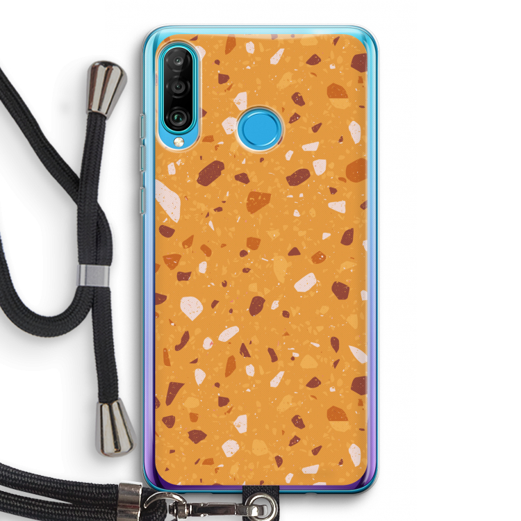 Terrazzo N°24: Huawei P30 Lite Transparant Hoesje met koord