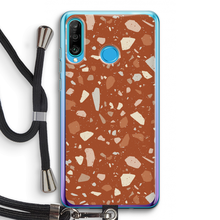Terrazzo N°22: Huawei P30 Lite Transparant Hoesje met koord