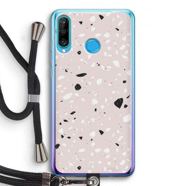 Terrazzo N°20: Huawei P30 Lite Transparant Hoesje met koord
