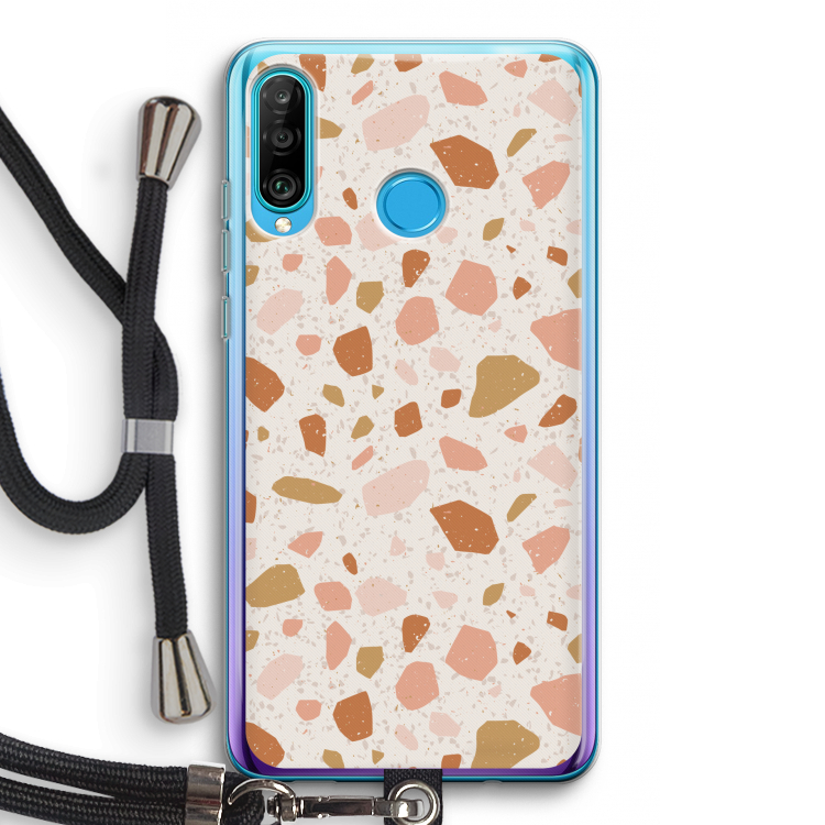Terrazzo N°18: Huawei P30 Lite Transparant Hoesje met koord