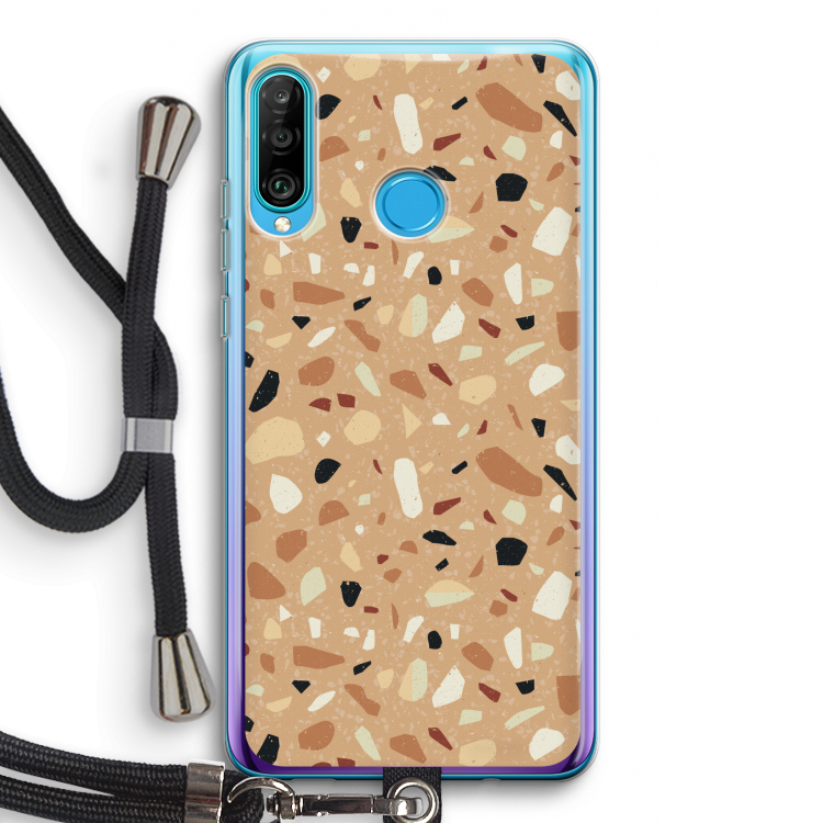 Terrazzo N°17: Huawei P30 Lite Transparant Hoesje met koord