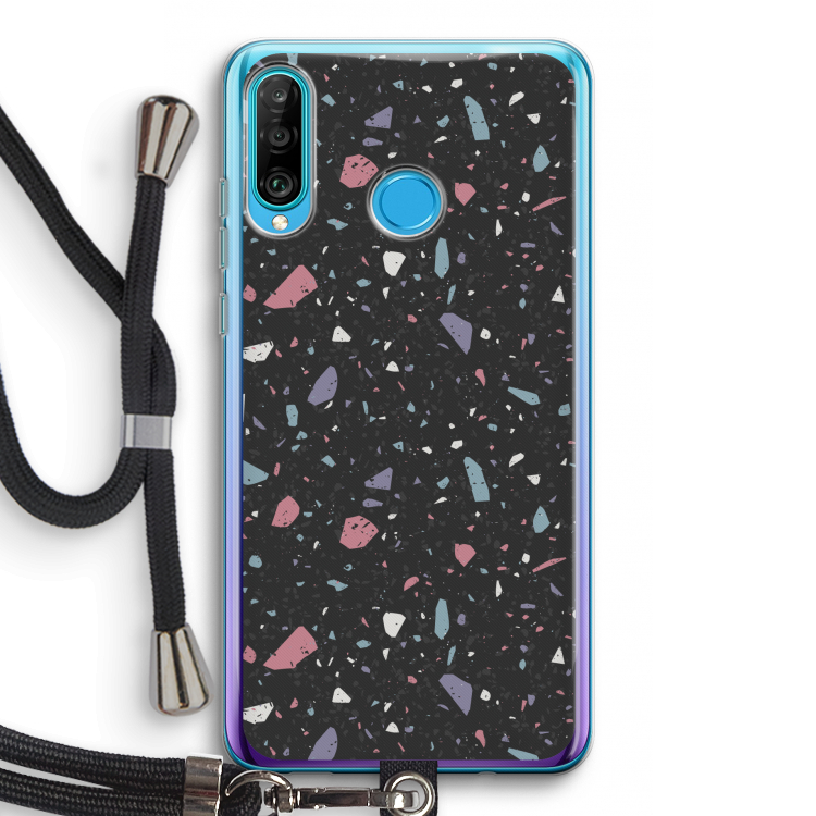 Terrazzo N°16: Huawei P30 Lite Transparant Hoesje met koord