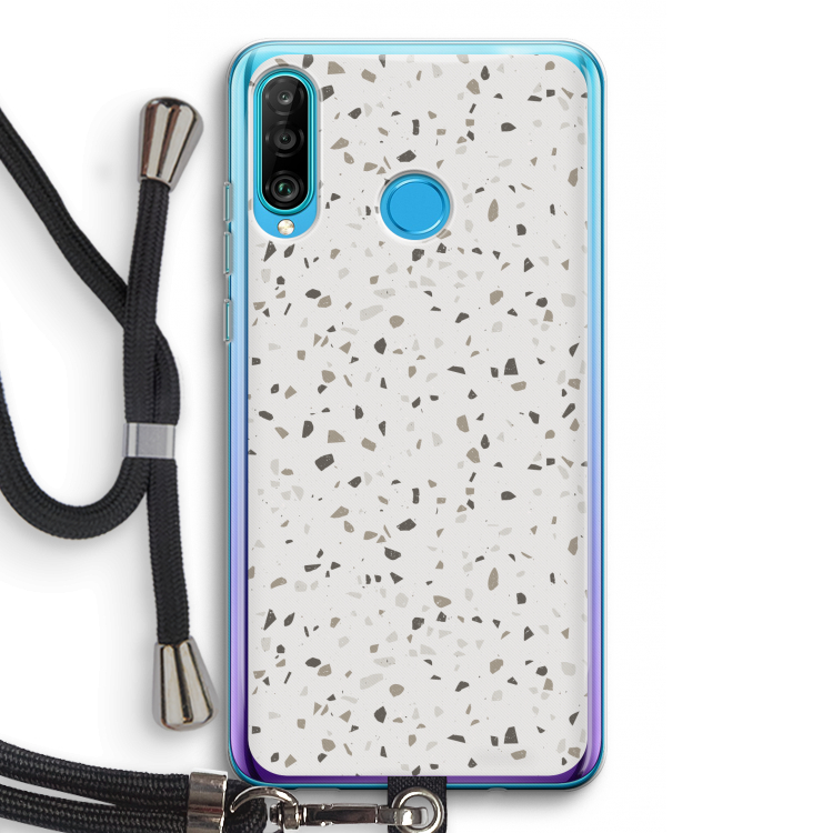 Terrazzo N°14: Huawei P30 Lite Transparant Hoesje met koord