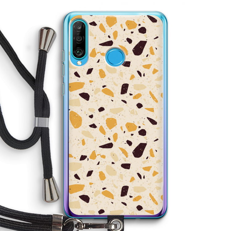 Terrazzo N°13: Huawei P30 Lite Transparant Hoesje met koord