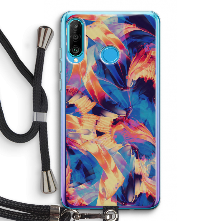 Tuesday Night: Huawei P30 Lite Transparant Hoesje met koord