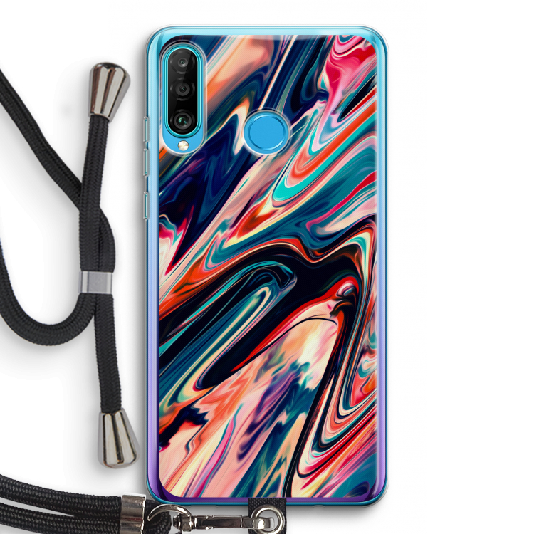 Quantum Being: Huawei P30 Lite Transparant Hoesje met koord