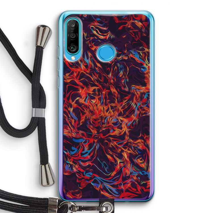 Lucifer: Huawei P30 Lite Transparant Hoesje met koord