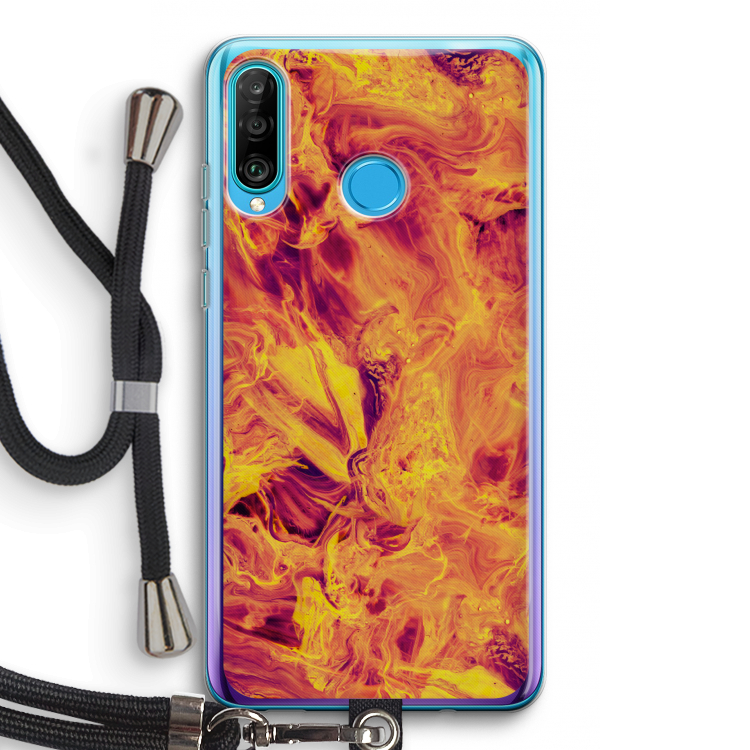 Eternal Fire: Huawei P30 Lite Transparant Hoesje met koord