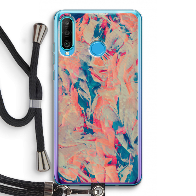 Alone: Huawei P30 Lite Transparant Hoesje met koord