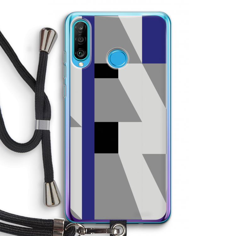 Gestalte 2: Huawei P30 Lite Transparant Hoesje met koord