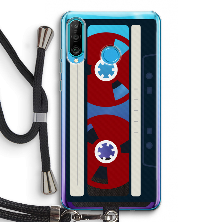 Here's your tape: Huawei P30 Lite Transparant Hoesje met koord