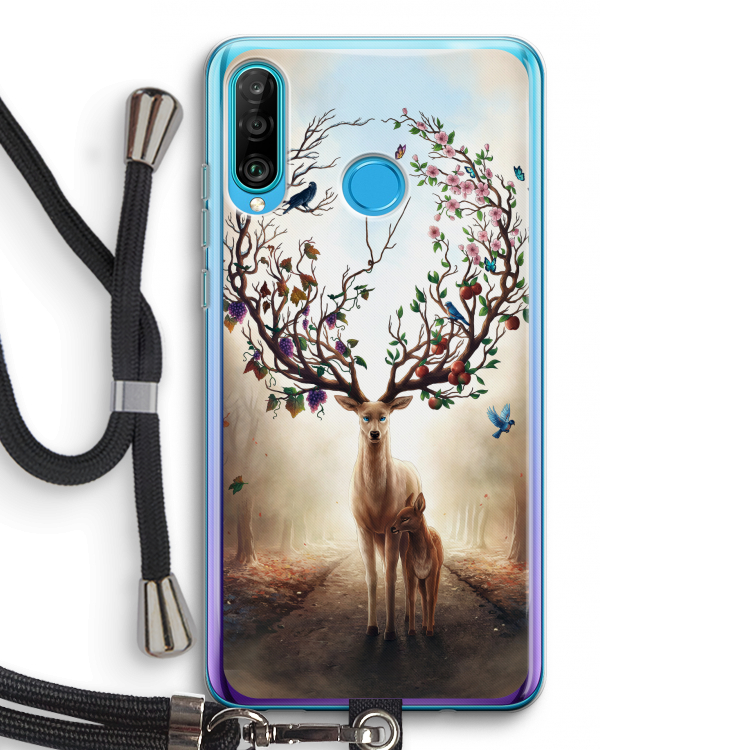 Seasons Change: Huawei P30 Lite Transparant Hoesje met koord