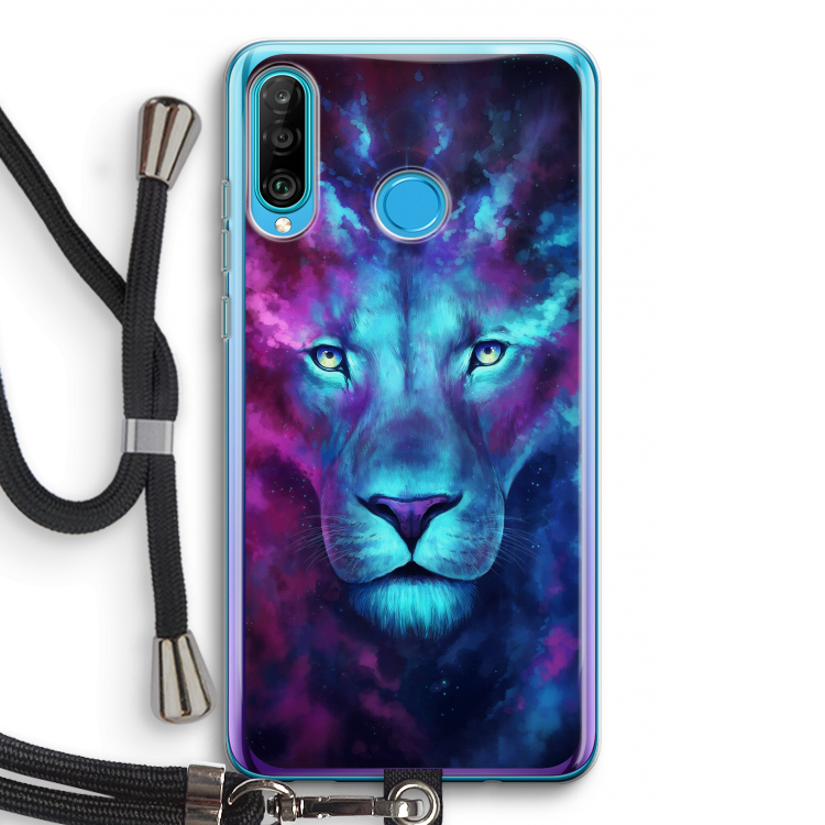 Firstborn: Huawei P30 Lite Transparant Hoesje met koord