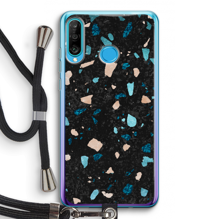 Terrazzo N°11: Huawei P30 Lite Transparant Hoesje met koord