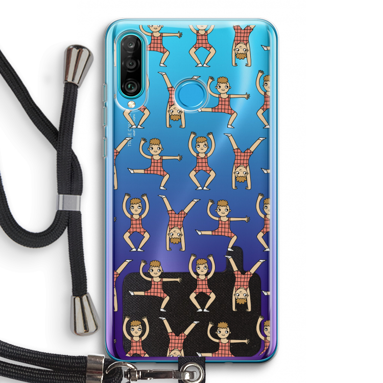 Gymboys: Huawei P30 Lite Transparant Hoesje met koord