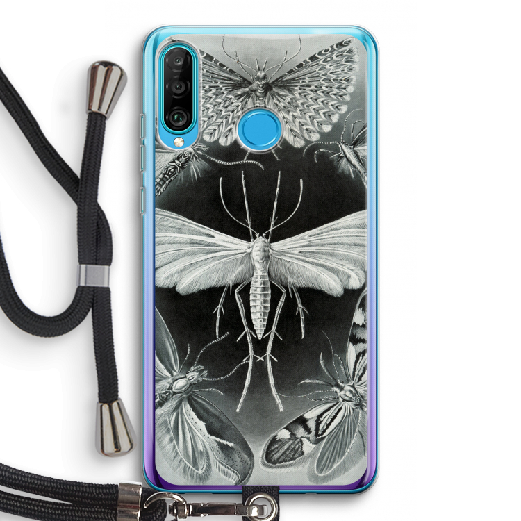 Haeckel Tineida: Huawei P30 Lite Transparant Hoesje met koord