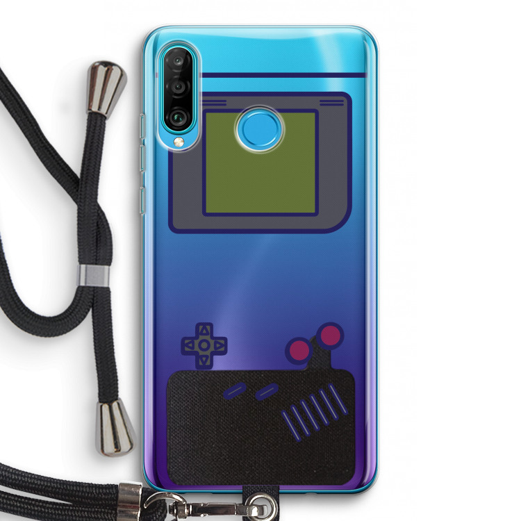 Game On: Huawei P30 Lite Transparant Hoesje met koord