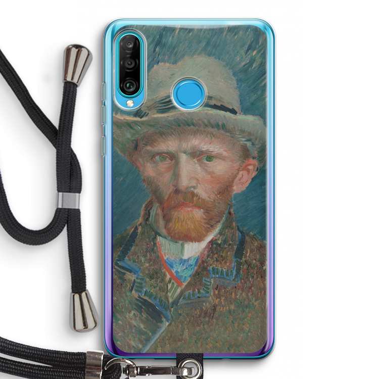Van Gogh: Huawei P30 Lite Transparant Hoesje met koord