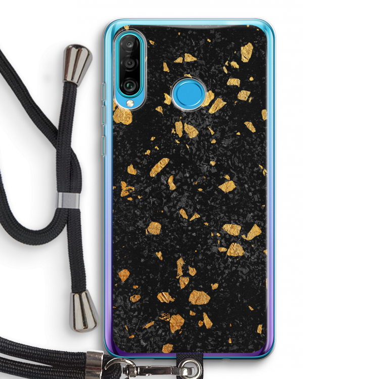 Terrazzo N°7: Huawei P30 Lite Transparant Hoesje met koord