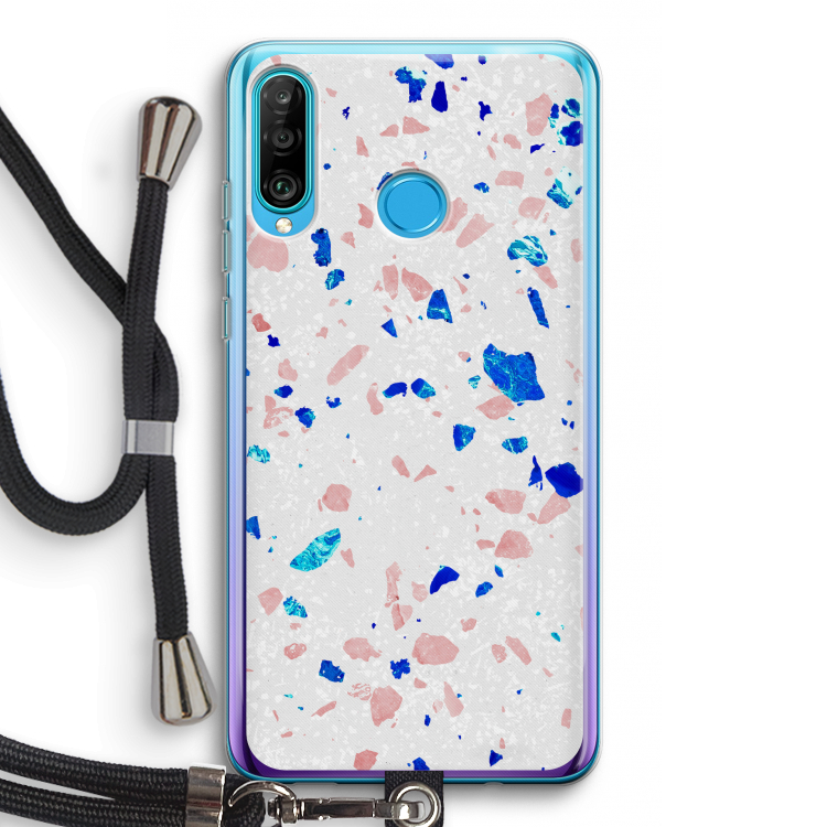 Terrazzo N°6: Huawei P30 Lite Transparant Hoesje met koord