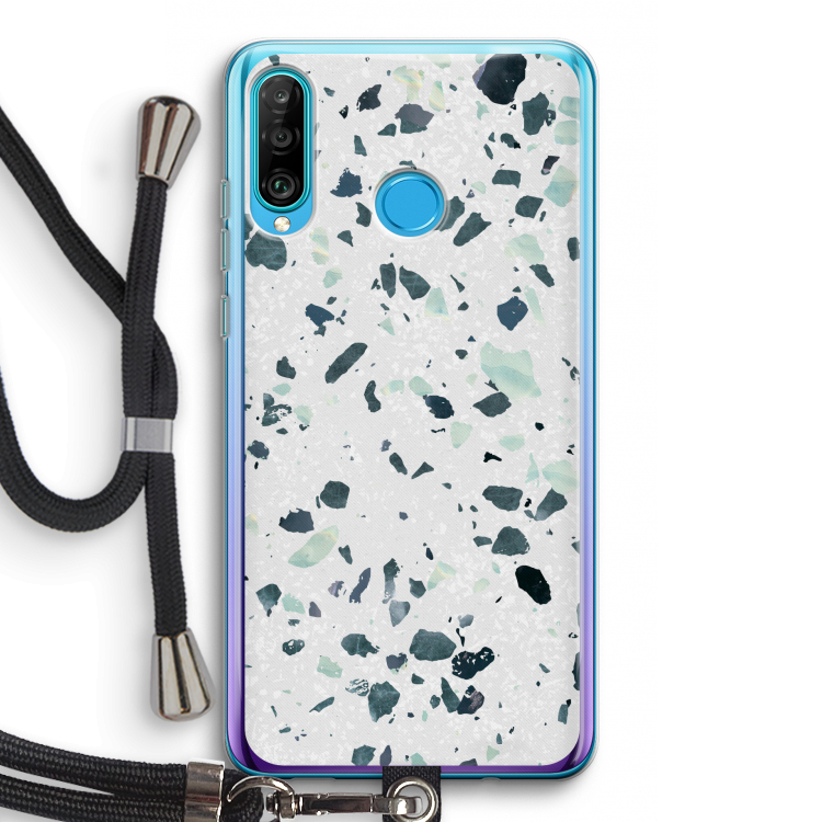 Terrazzo N°2: Huawei P30 Lite Transparant Hoesje met koord