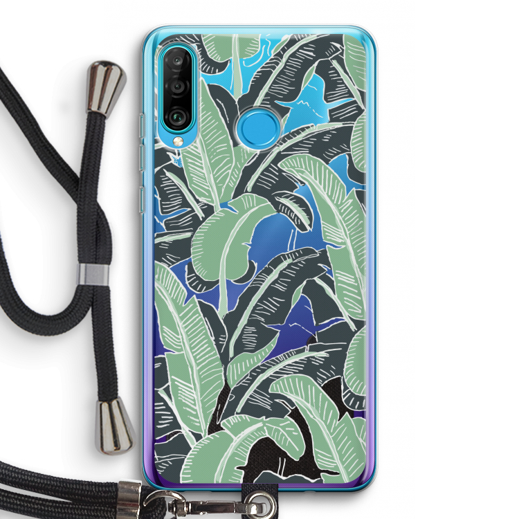 This Sh*t Is Bananas: Huawei P30 Lite Transparant Hoesje met koord