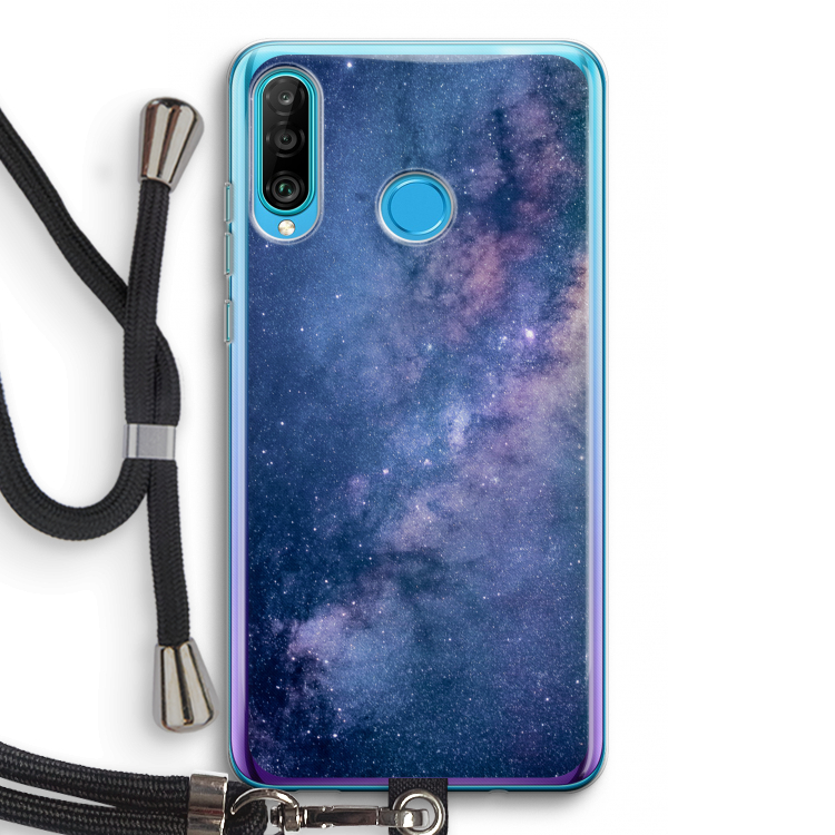 Nebula: Huawei P30 Lite Transparant Hoesje met koord