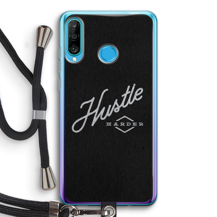 Hustle: Huawei P30 Lite Transparant Hoesje met koord