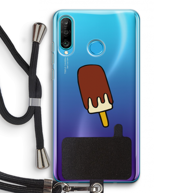 Frisco: Huawei P30 Lite Transparant Hoesje met koord