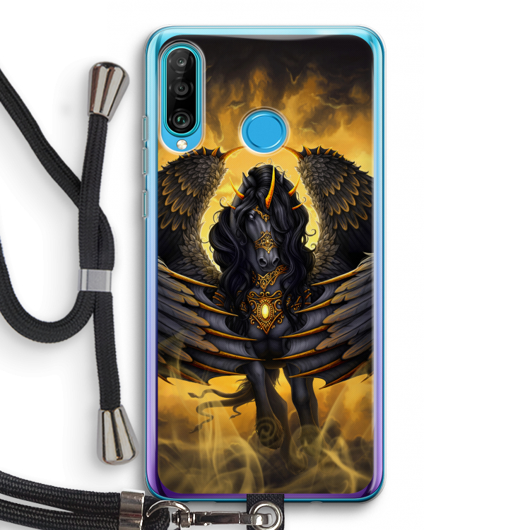 Pegasus: Huawei P30 Lite Transparant Hoesje met koord