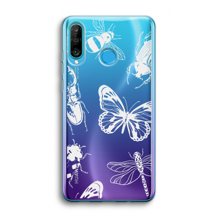 Tiny Bugs: Huawei P30 Lite Transparant Hoesje
