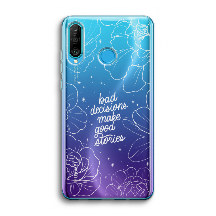 Good stories: Huawei P30 Lite Transparant Hoesje
