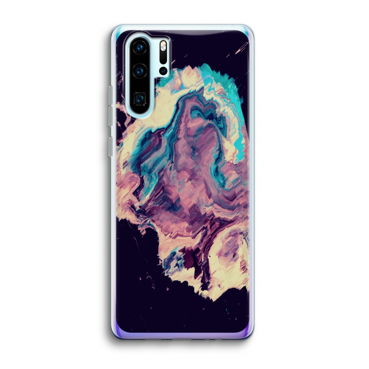 Cosmic Silence: Huawei P30 Pro Transparant Hoesje