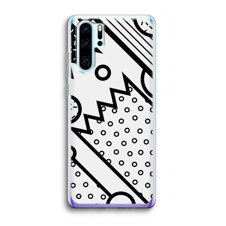 Pop Art #4: Huawei P30 Pro Transparant Hoesje