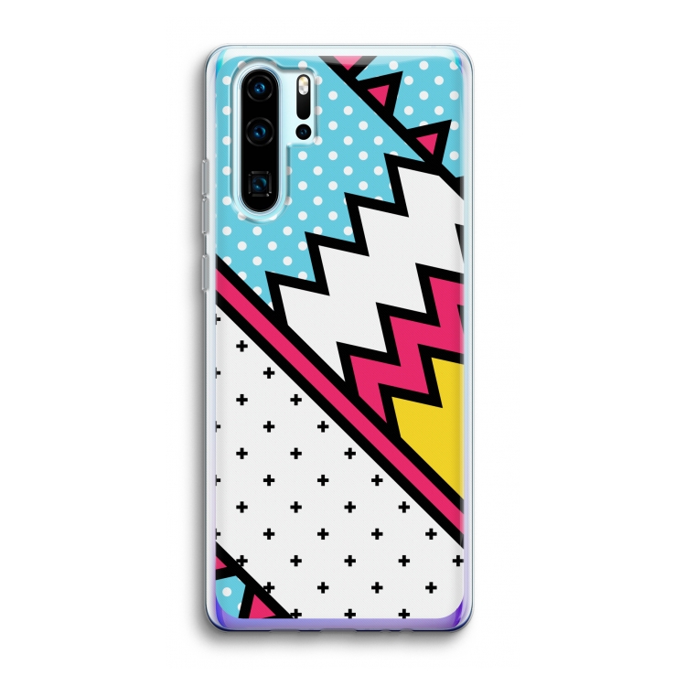 Pop Art #2: Huawei P30 Pro Transparant Hoesje