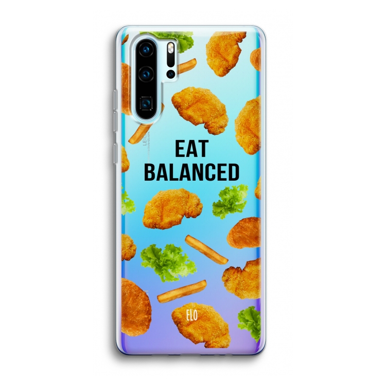 Eat Balanced: Huawei P30 Pro Transparant Hoesje