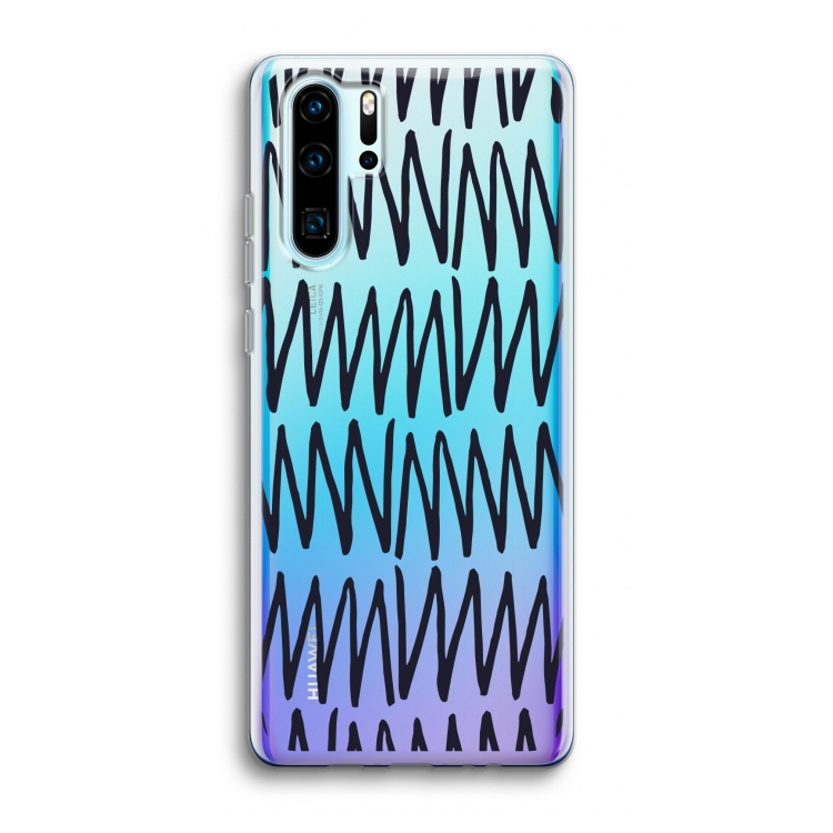 CaseCompany Marrakech Zigzag: Huawei P30 Pro Transparant Hoesje