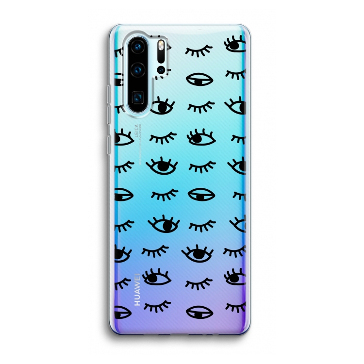 Eye pattern #2: Huawei P30 Pro Transparant Hoesje
