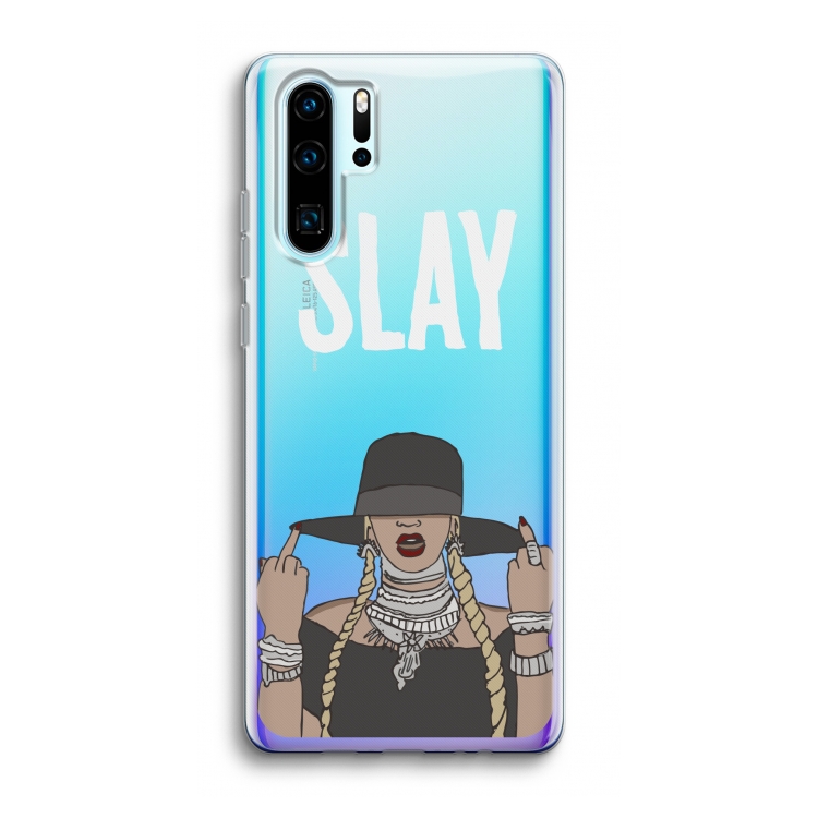 Slay All Day: Huawei P30 Pro Transparant Hoesje