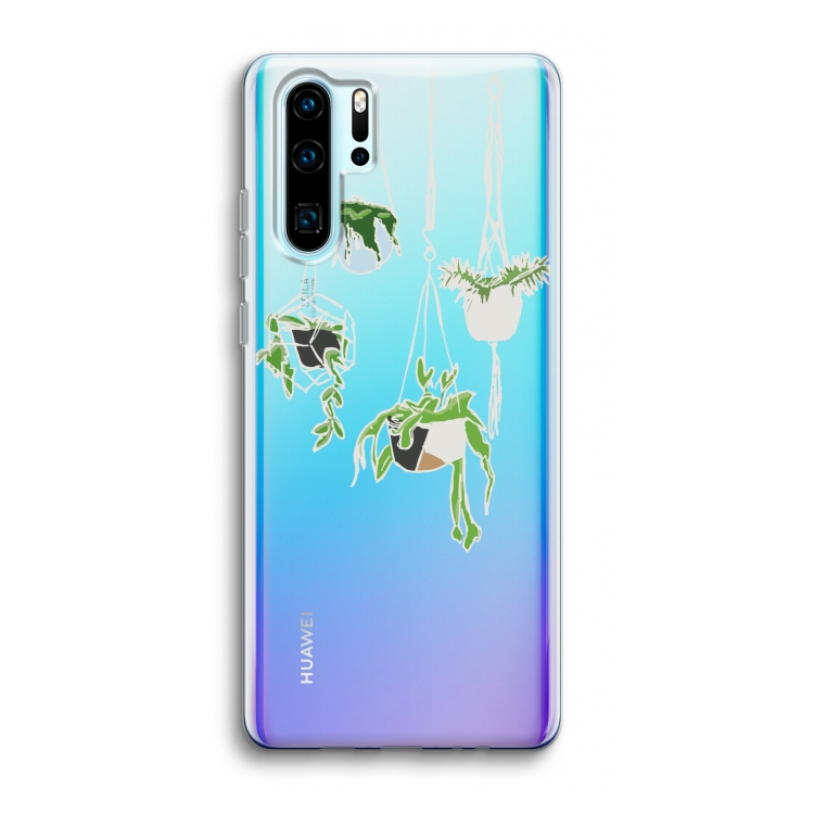 Hang In There: Huawei P30 Pro Transparant Hoesje